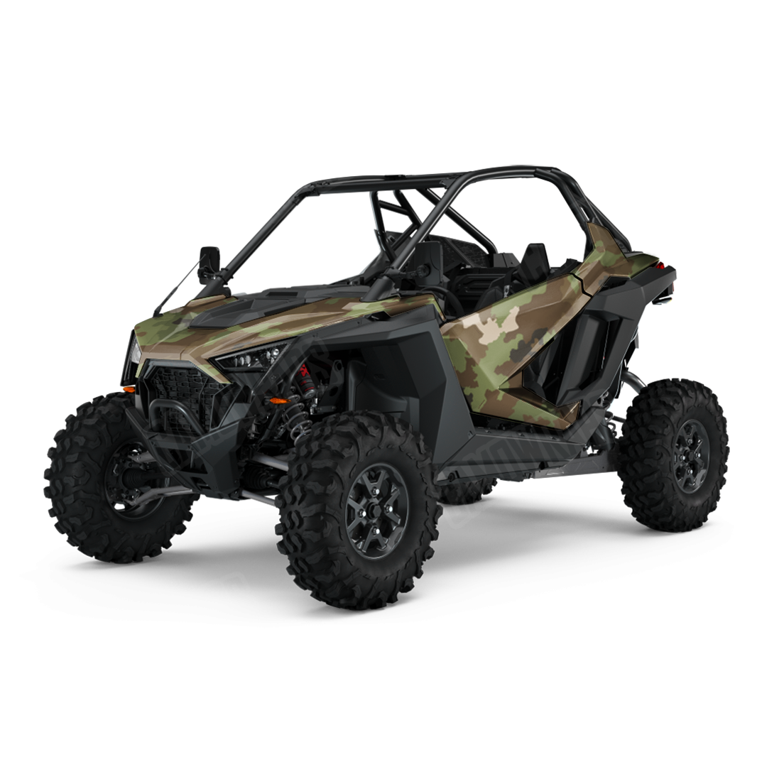 Nemesis Woodlands Wolf UTV Camo Vinyl Wrap