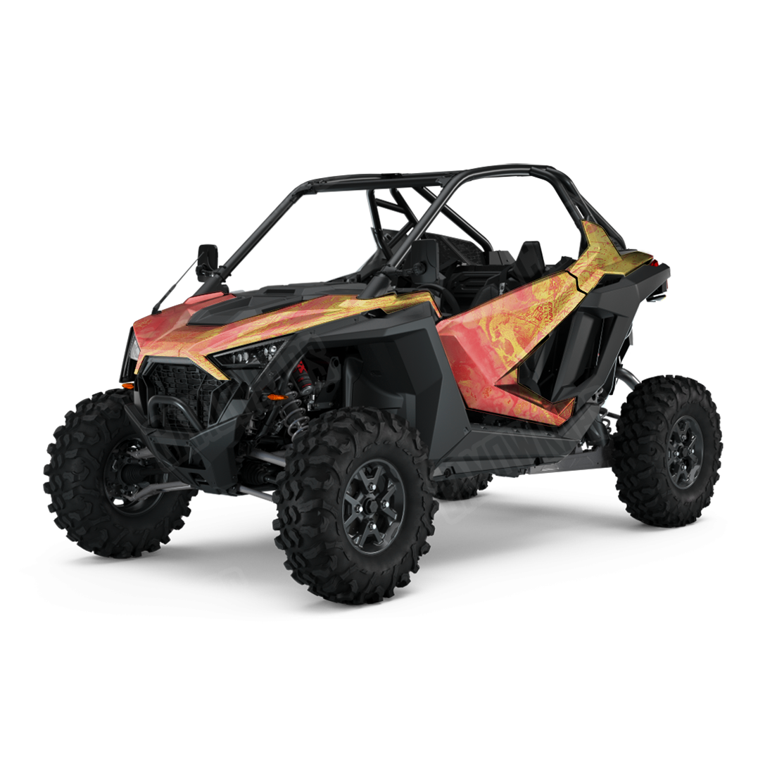 Realtree WAV3 Solar Blaze UTV Camo Vinyl Wrap